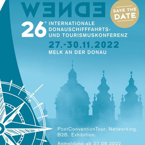 26. Internationale Donauschifffahrts- und Tourismus- konferenz kommt nach Melk!