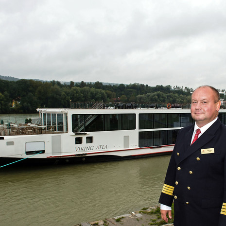 Offizieller Empfang für die Gäste der MS Viking Atla in Melk