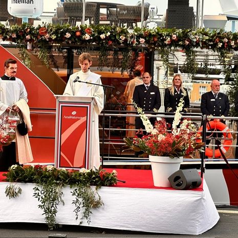 Taufe der AmaSofia in Amsterdam