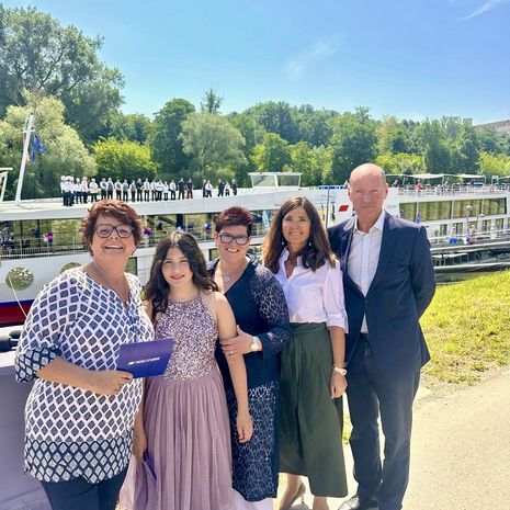Schiffstaufe in Melk 