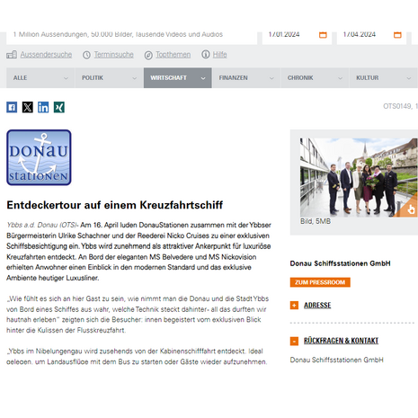 Entdeckertour auf einem Kreuzfahrtschiff